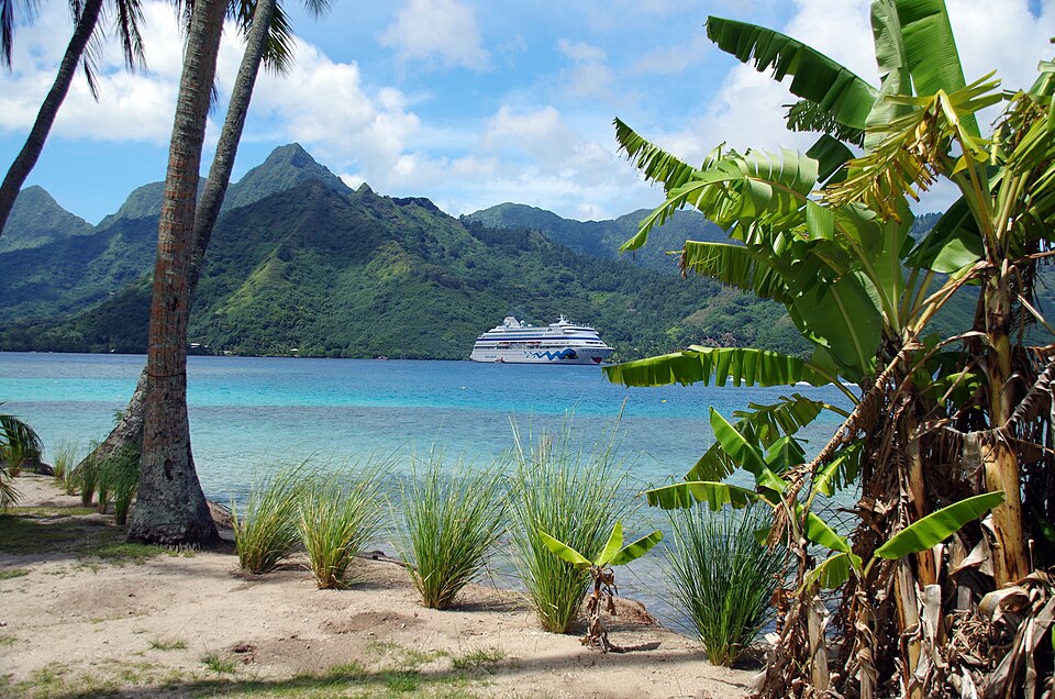 Paysage de Moorea — illustration de destination