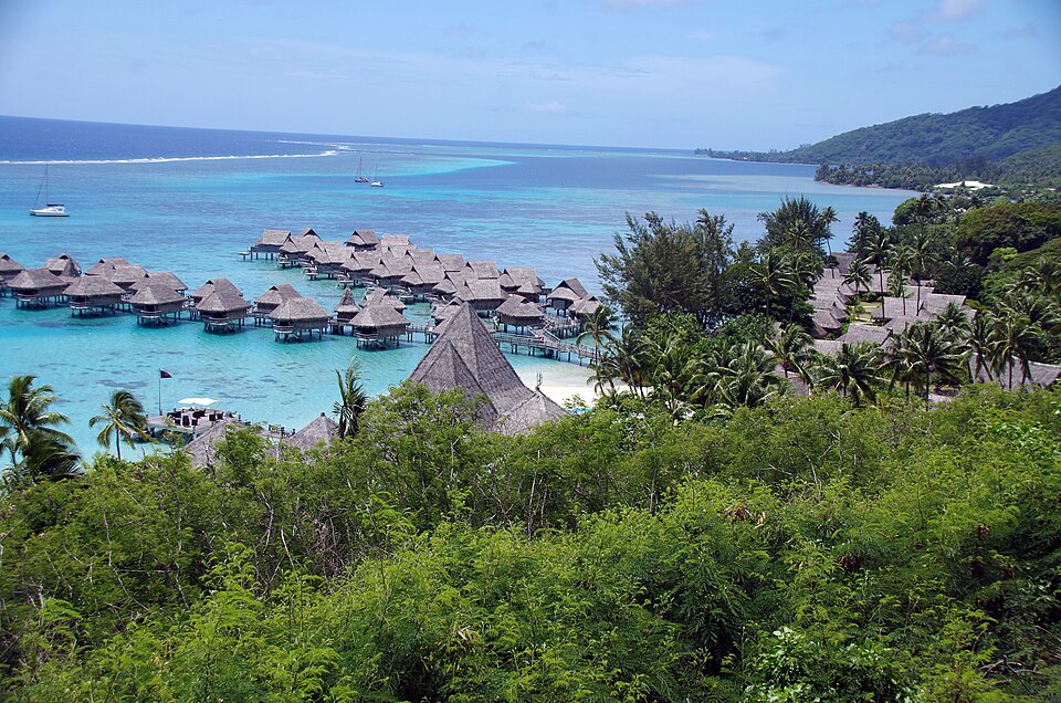 View of Sofitel Moorea and the lagoon in 2017